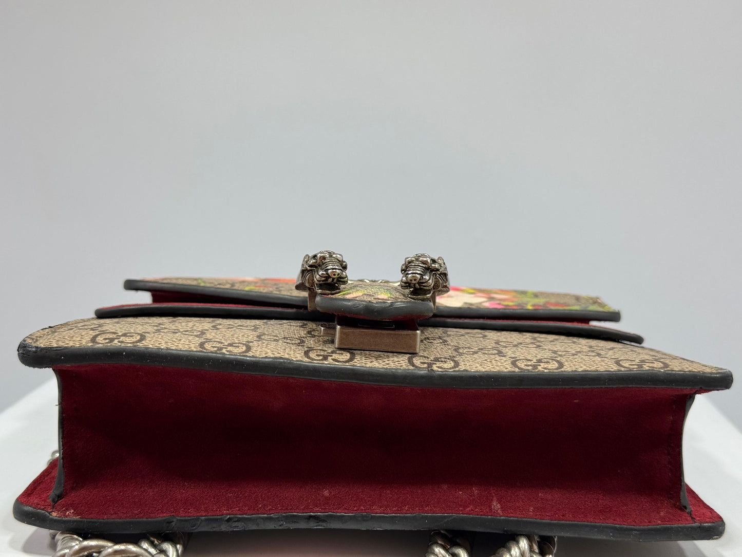 Gucci Dionysus GG Supreme Blooms Mini – Brown/Antique Rose