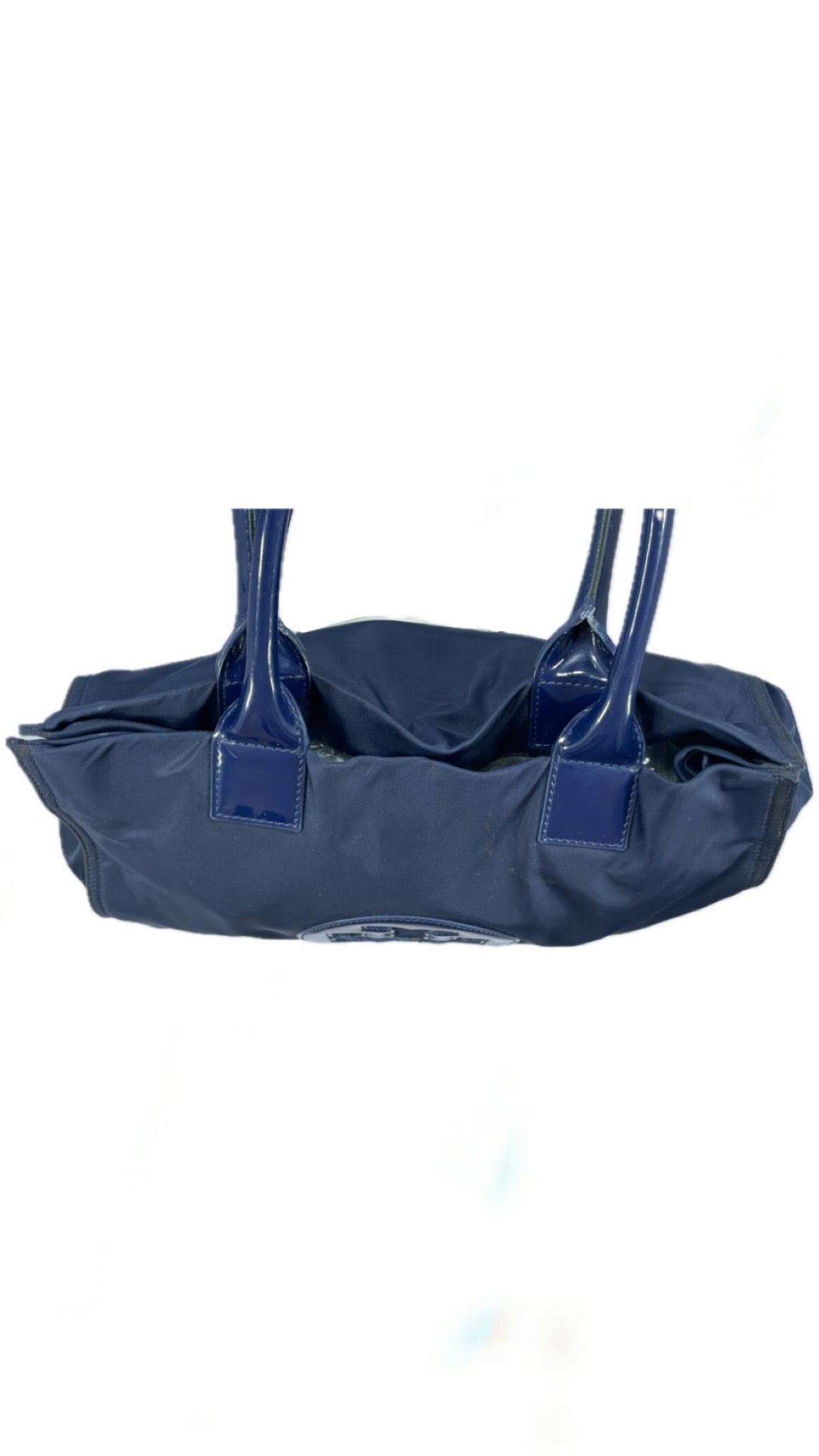 Tory Burch Ella Tote Bag – Navy Blue