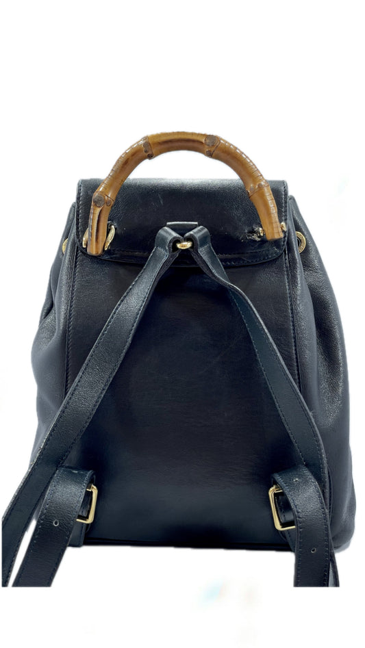 Gucci Bamboo Mini Backpack – Black