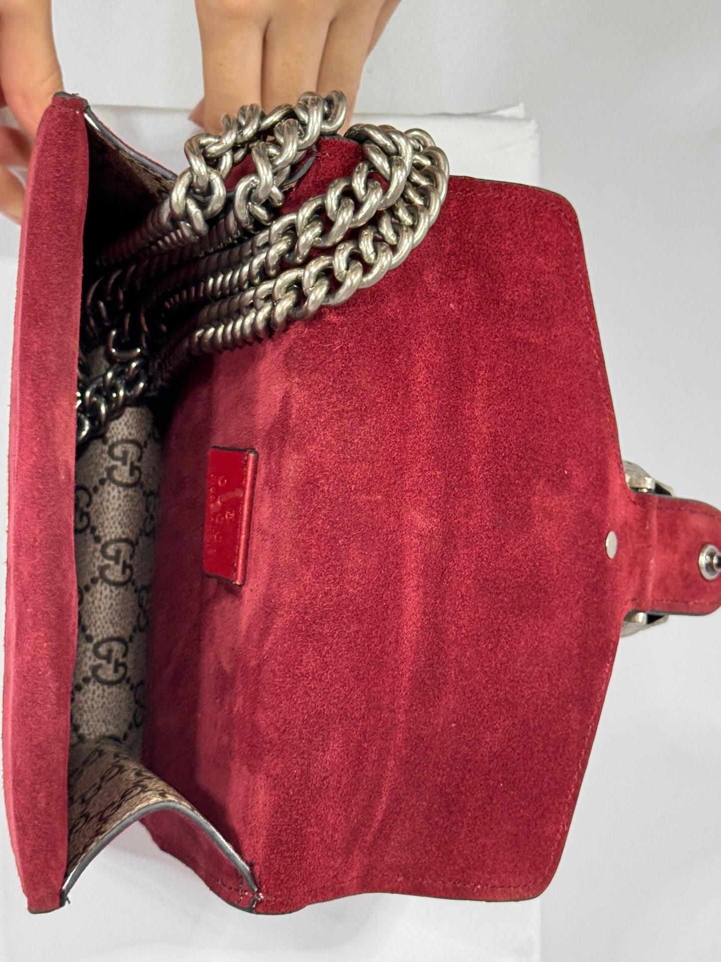 Gucci Dionysus GG Supreme Blooms Mini – Brown/Antique Rose