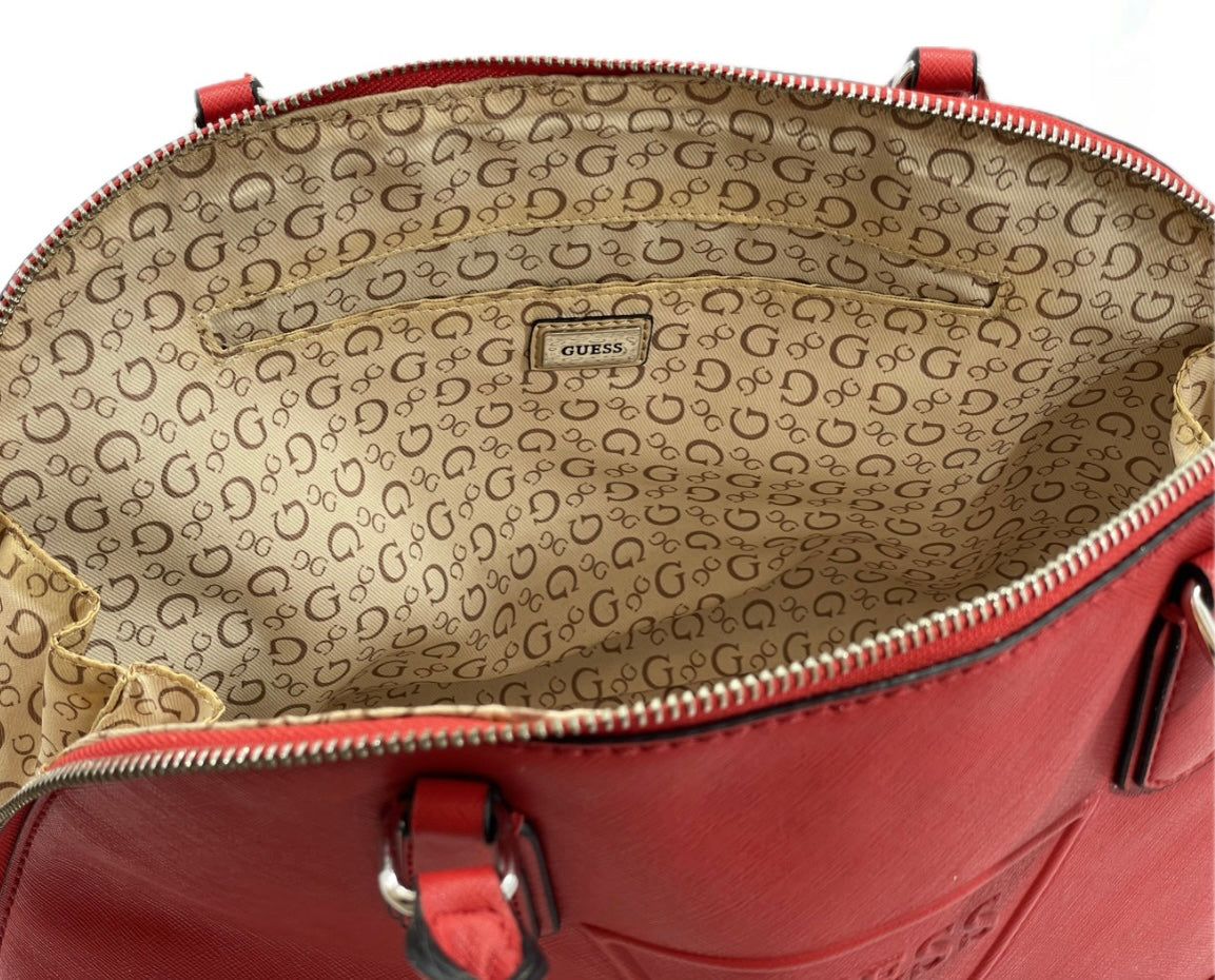 Guess Tassel Detail Bag – Red (Duffel Style)