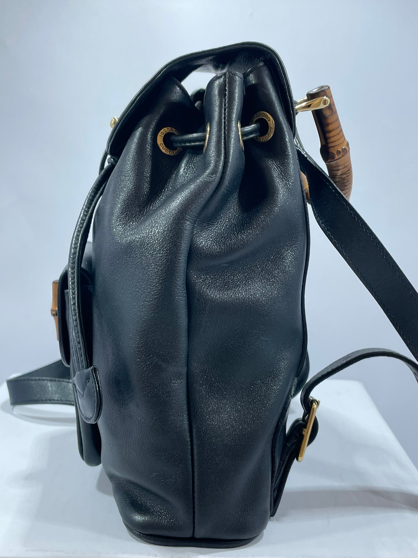 Gucci Bamboo Mini Backpack – Black