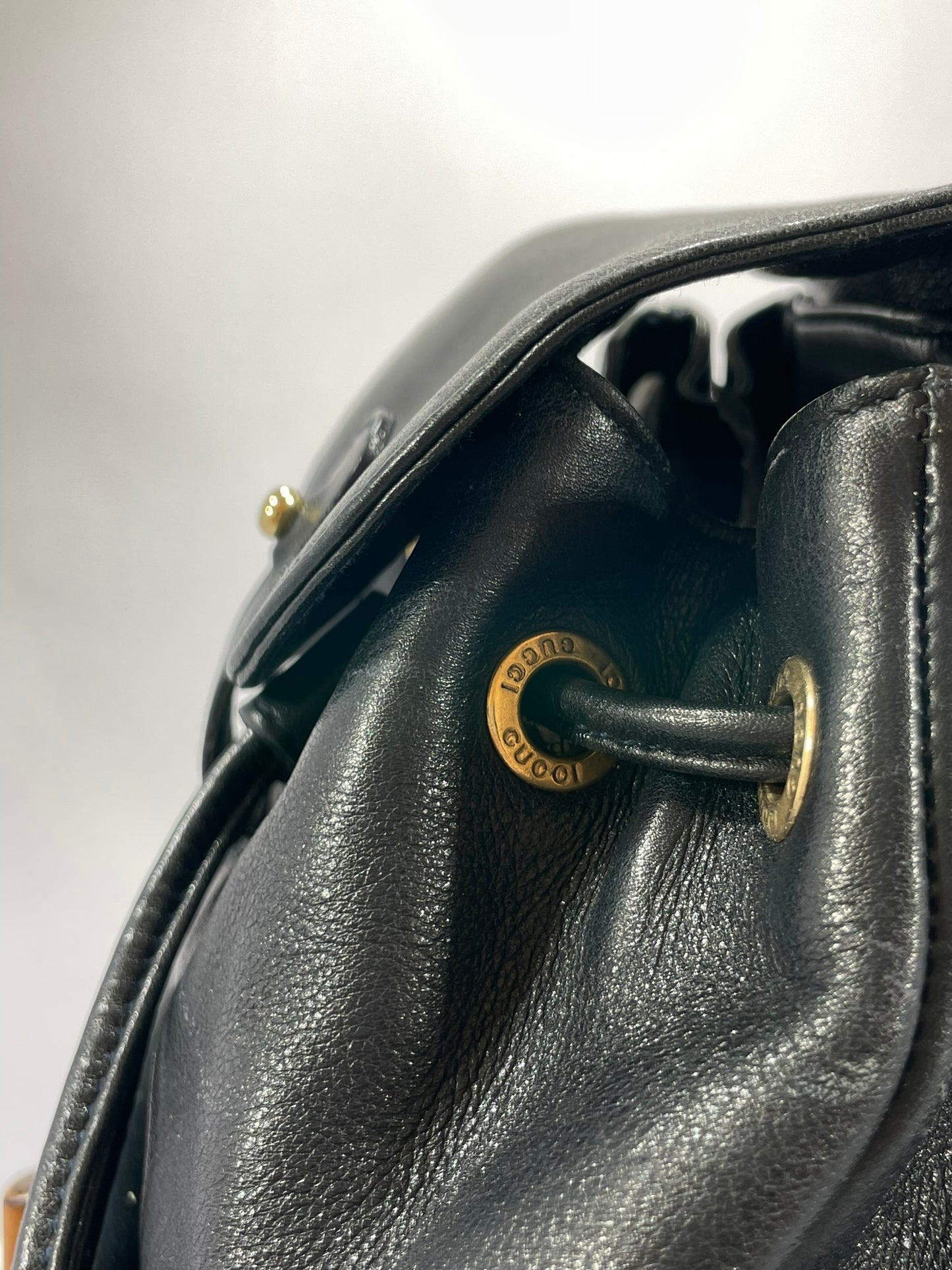 Gucci Bamboo Mini Backpack – Black
