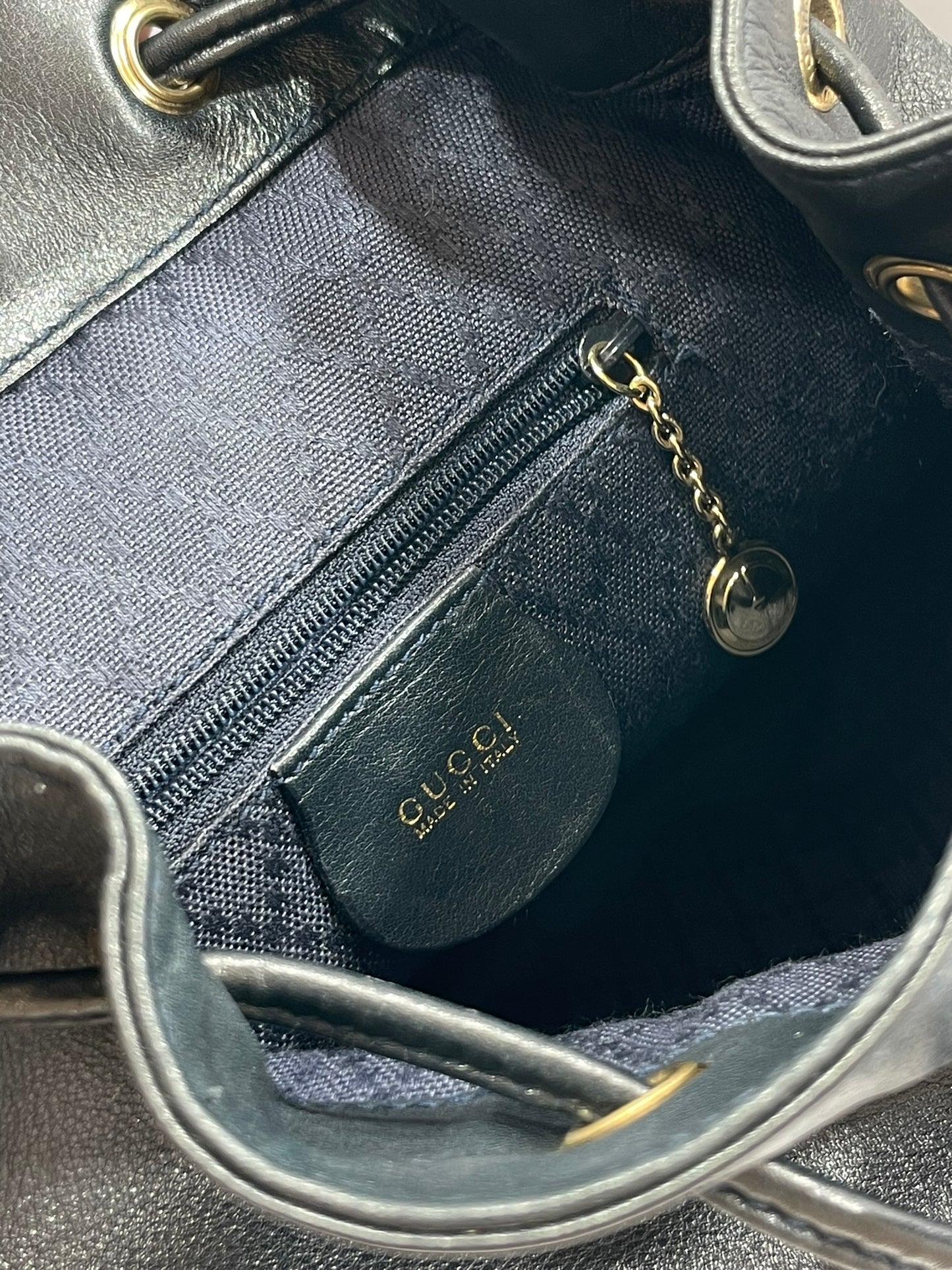 Gucci Bamboo Mini Backpack – Black