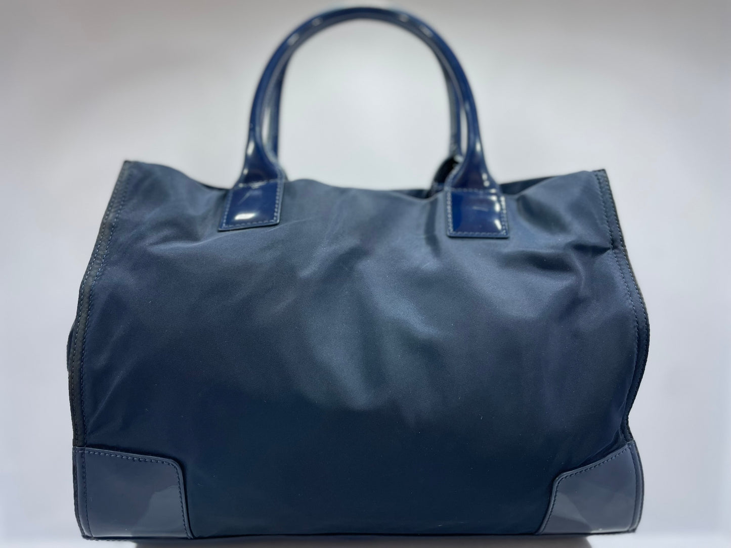Tory Burch Ella Tote Bag – Navy Blue