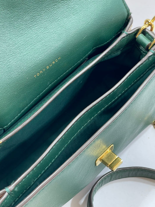 Tory Burch Kira Crossbody – Green & Multi-Colored