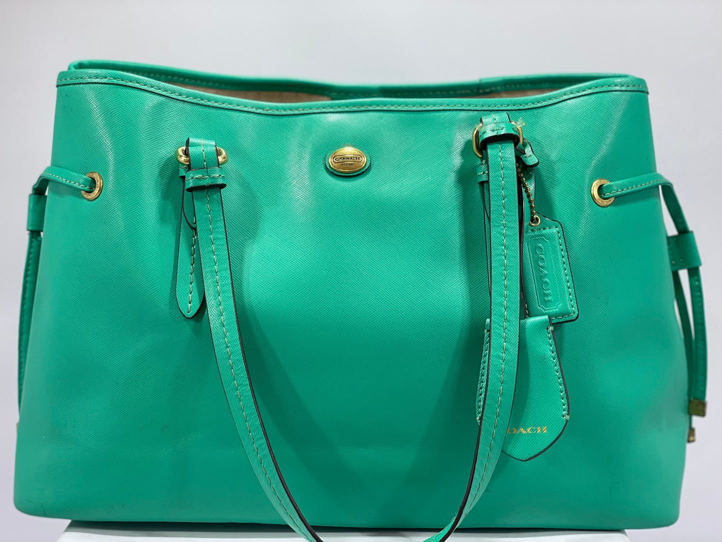 Coach Peyton Carryall Tote – Teal Green