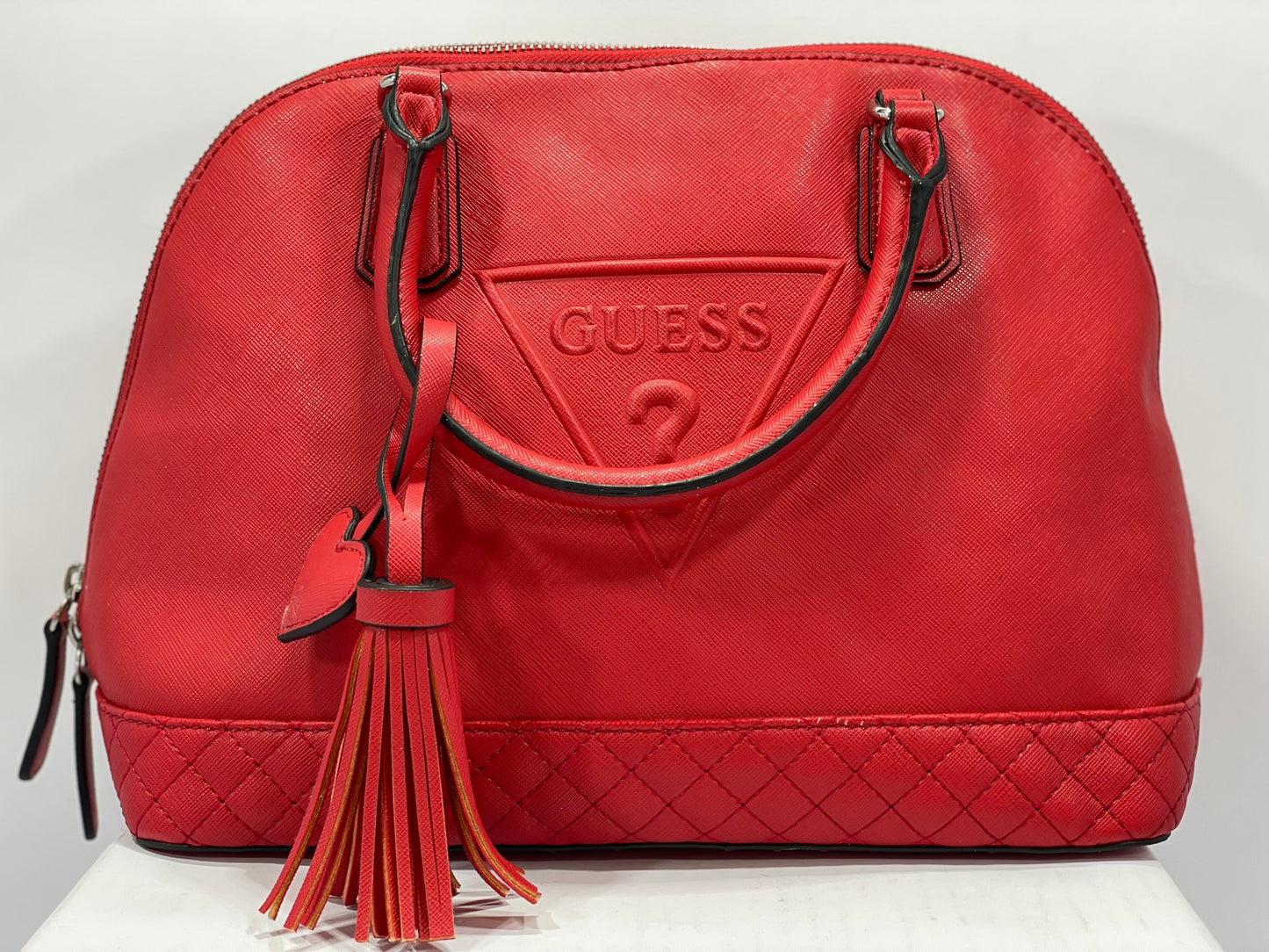 Guess Tassel Detail Bag – Red (Duffel Style)
