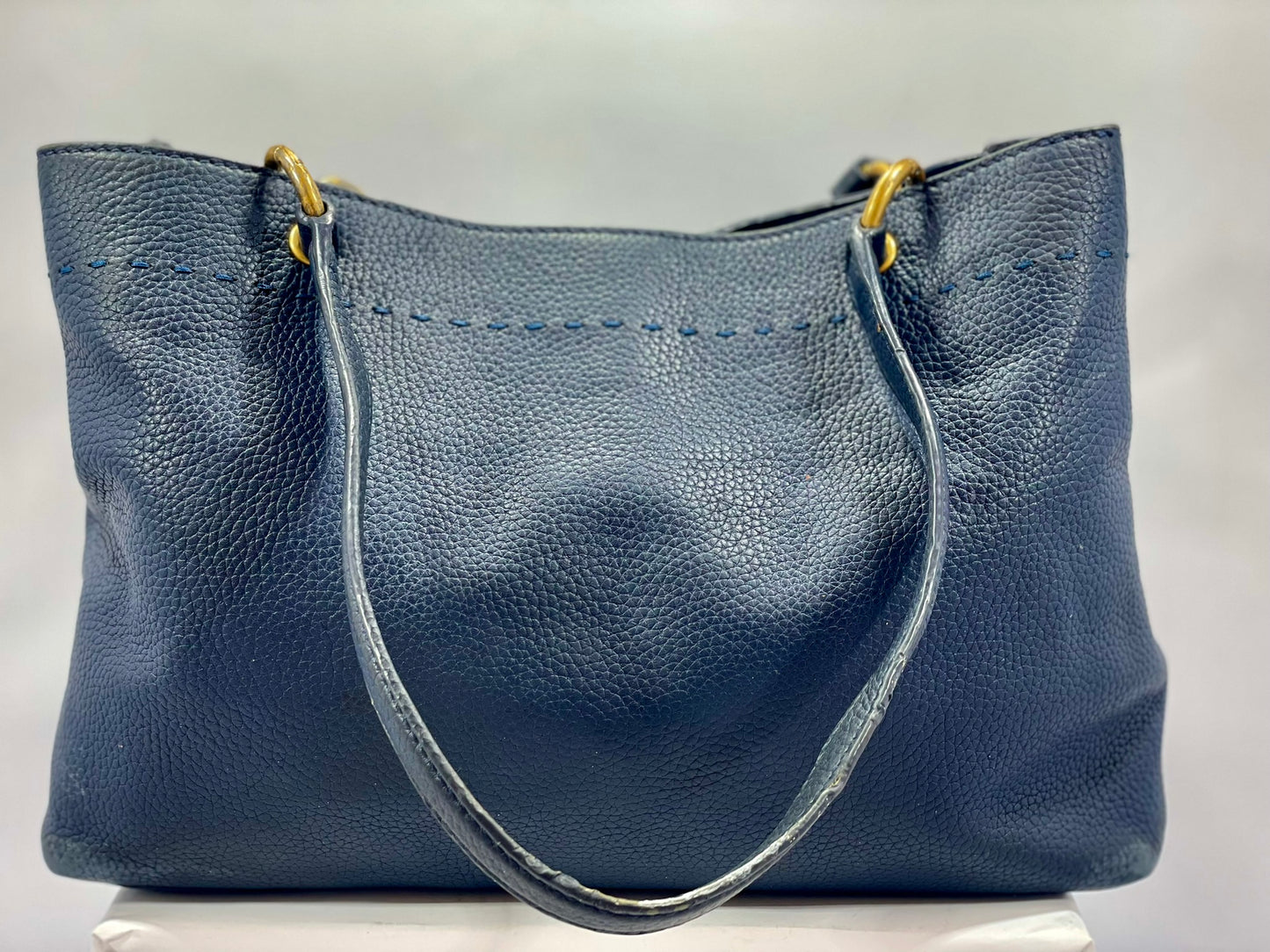 Tory Burch McGraw Tote – Navy Blue