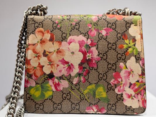 Gucci Dionysus GG Supreme Blooms Mini – Brown/Antique Rose