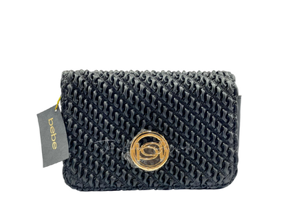 BEBE Black Embossed Crossbody