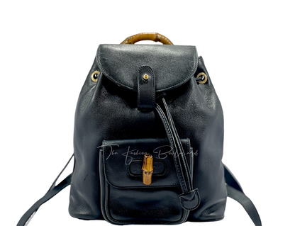 Gucci Bamboo Mini Backpack – Black