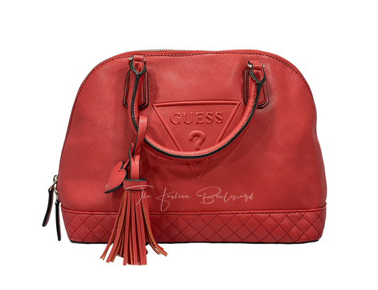 Guess Tassel Detail Bag – Red (Duffel Style)