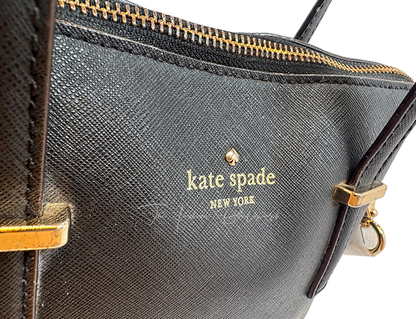 Kate Spade Cedar Street Maise Satchel Bag in Black Saffiano Leather