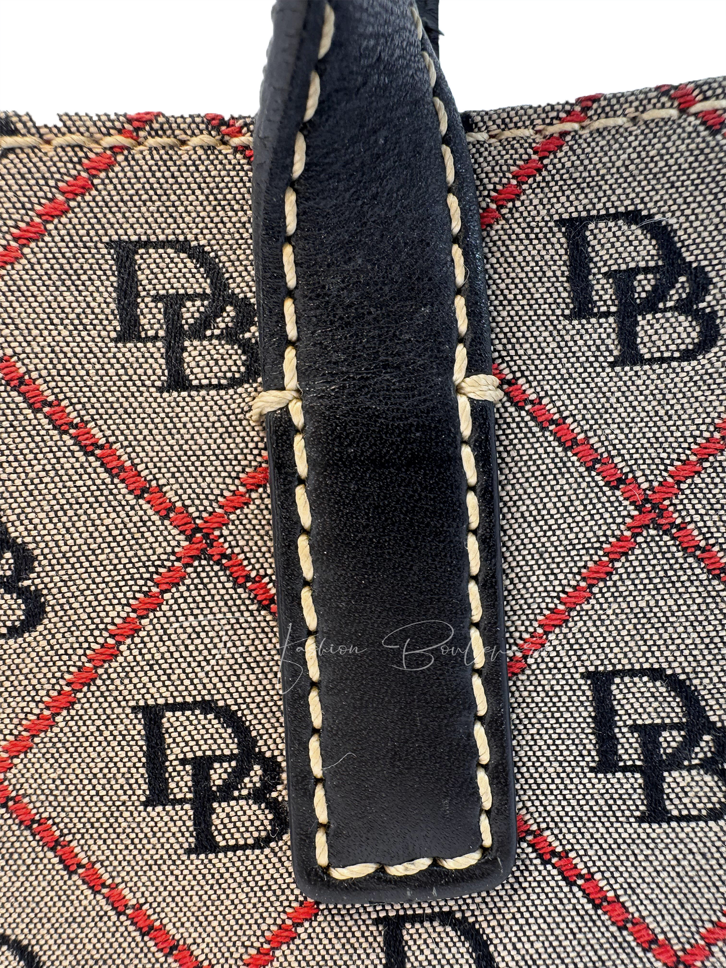 Dooney & Bourke Vintage Signature Monogram Canvas Tote (Rare)