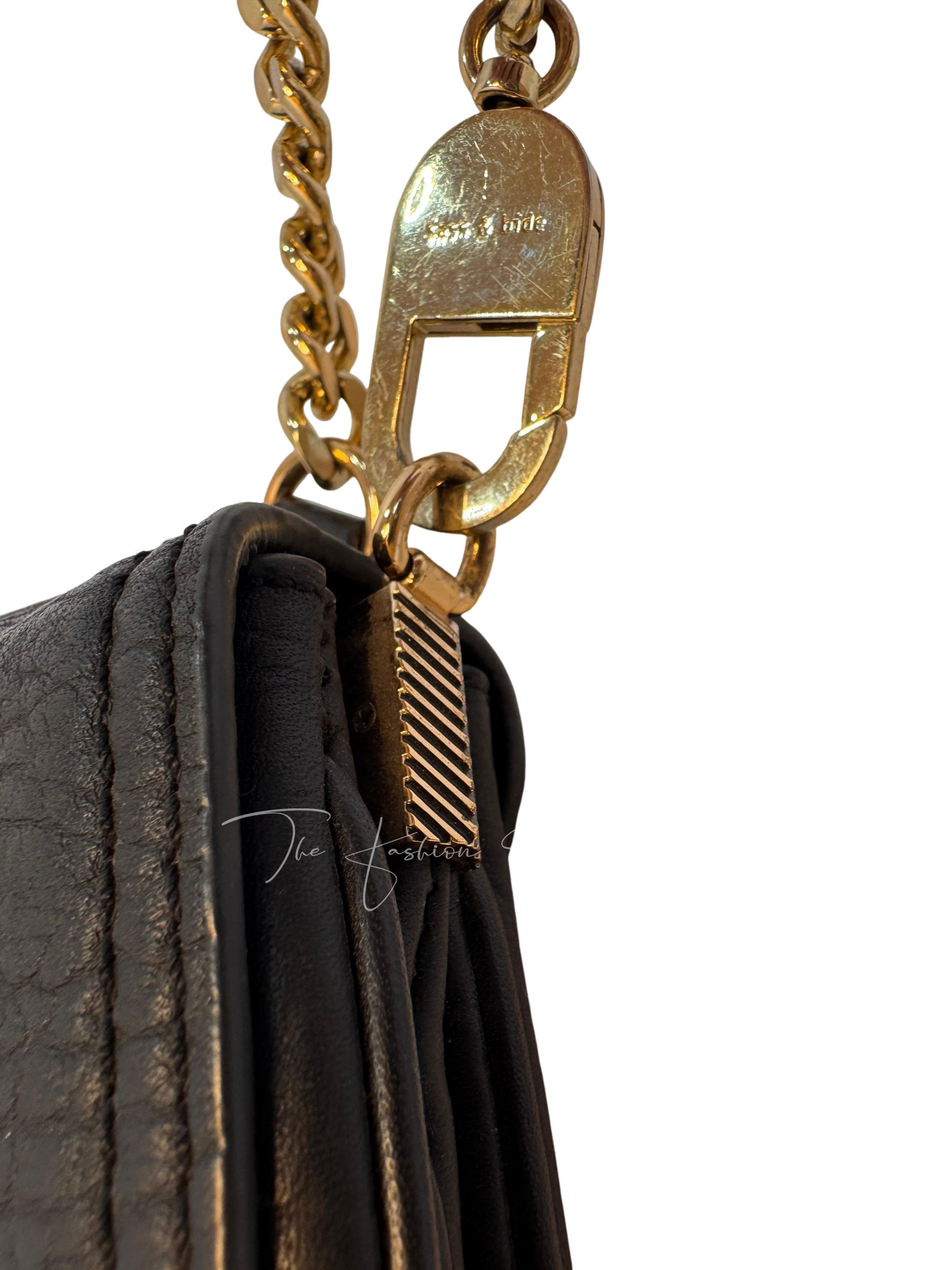 BNWT Sass & Bide “The Aries” Fringed Leather Shoulder Bag / Clutch