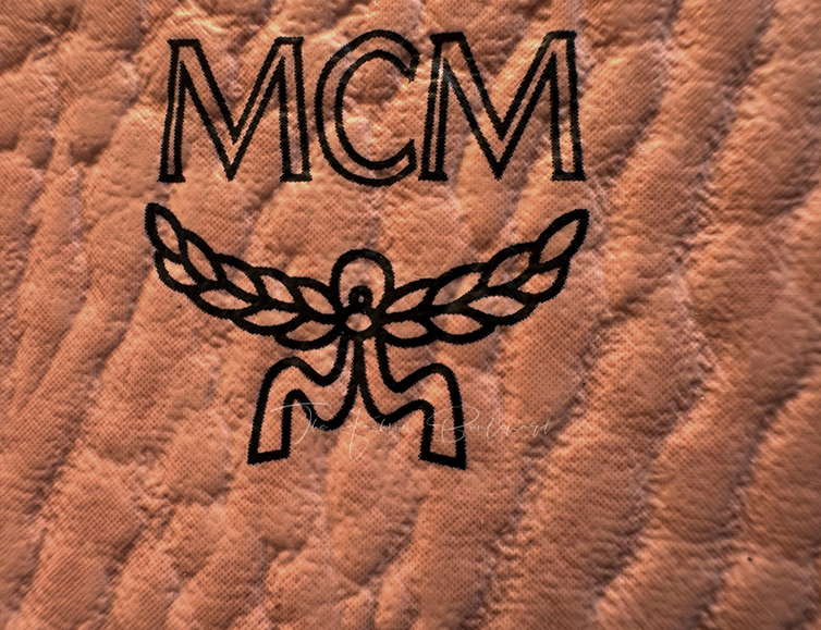 MCM Stark Bebe Boo Mini Backpack in Pink Visetos Monogram