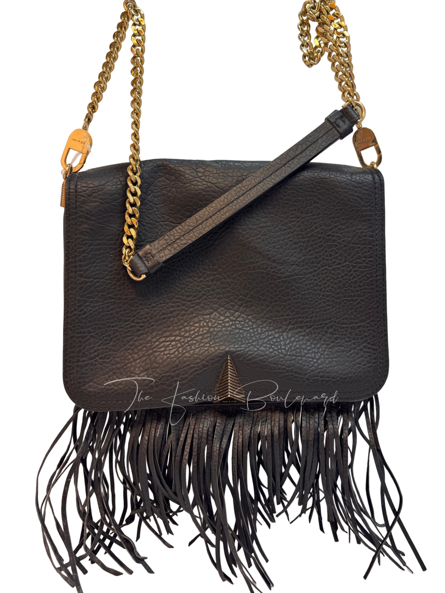 BNWT Sass & Bide “The Aries” Fringed Leather Shoulder Bag / Clutch
