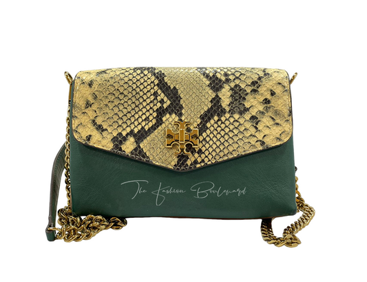 Tory Burch Kira Crossbody – Green & Multi-Colored