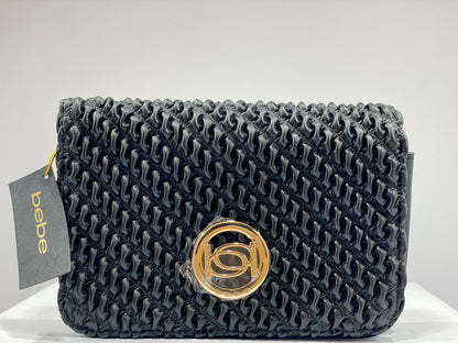 BEBE Black Embossed Crossbody