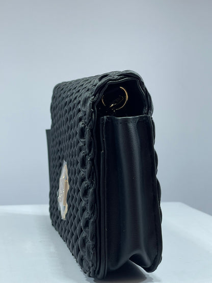 BEBE Black Embossed Crossbody