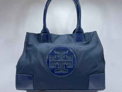 Tory Burch Ella Tote Bag – Navy Blue