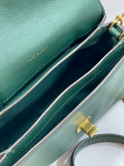 Tory Burch Kira Crossbody – Green & Multi-Colored