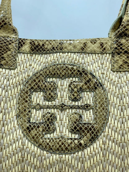 Tory Burch Ella Snake Skin Trim Tote