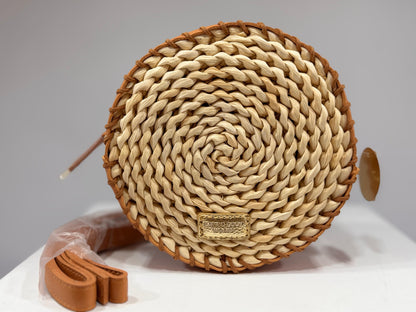 Bath & Body Works Straw Round Crossbody