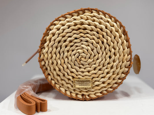 Bath & Body Works Straw Round Crossbody